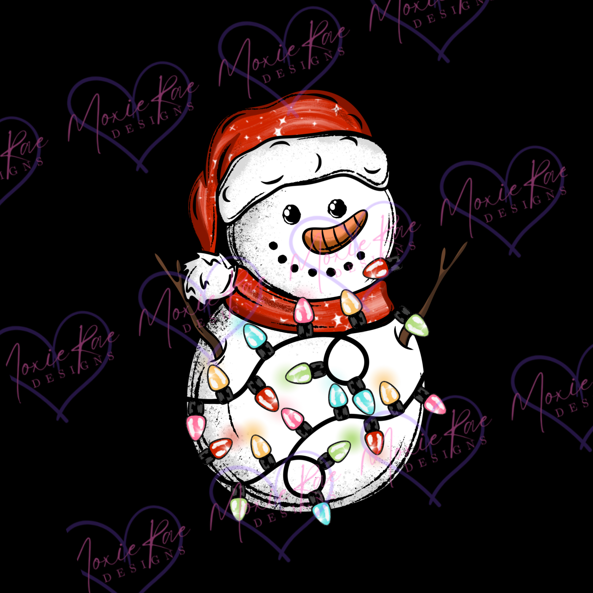 Merry and Bright Snowman
